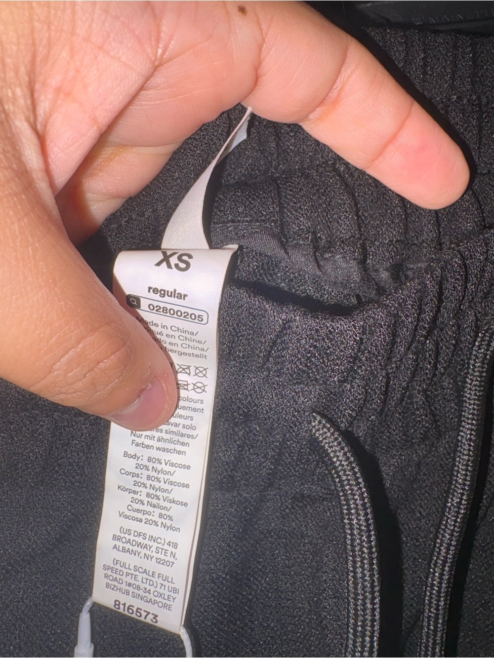 Halara Drawstring Lounge Pants - Black - Picture 4 of 4
